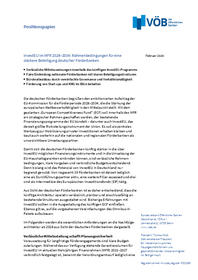 Publikation öffnen: Positionspapier zur Reform von InvestEU