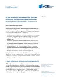 Publikation öffnen: Positionspapier zum Digital Omnibus-Paket